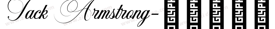 Jack Armstrong字体转换